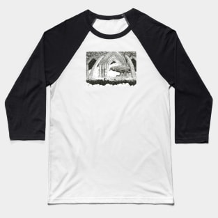 Meeting of Two Worlds Baseball T-Shirt